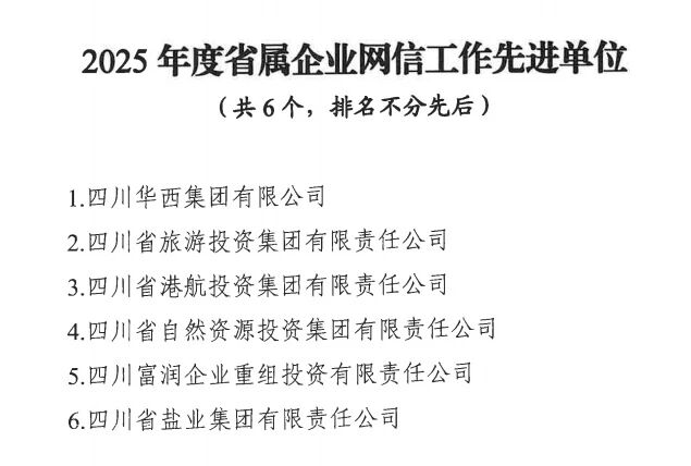 2a1ea781-dc41-4d1c-8745-e55e651b4911 喜报!省尊龙凯时人生就是搏集团获评2025年度省属企业网信事情先进单位